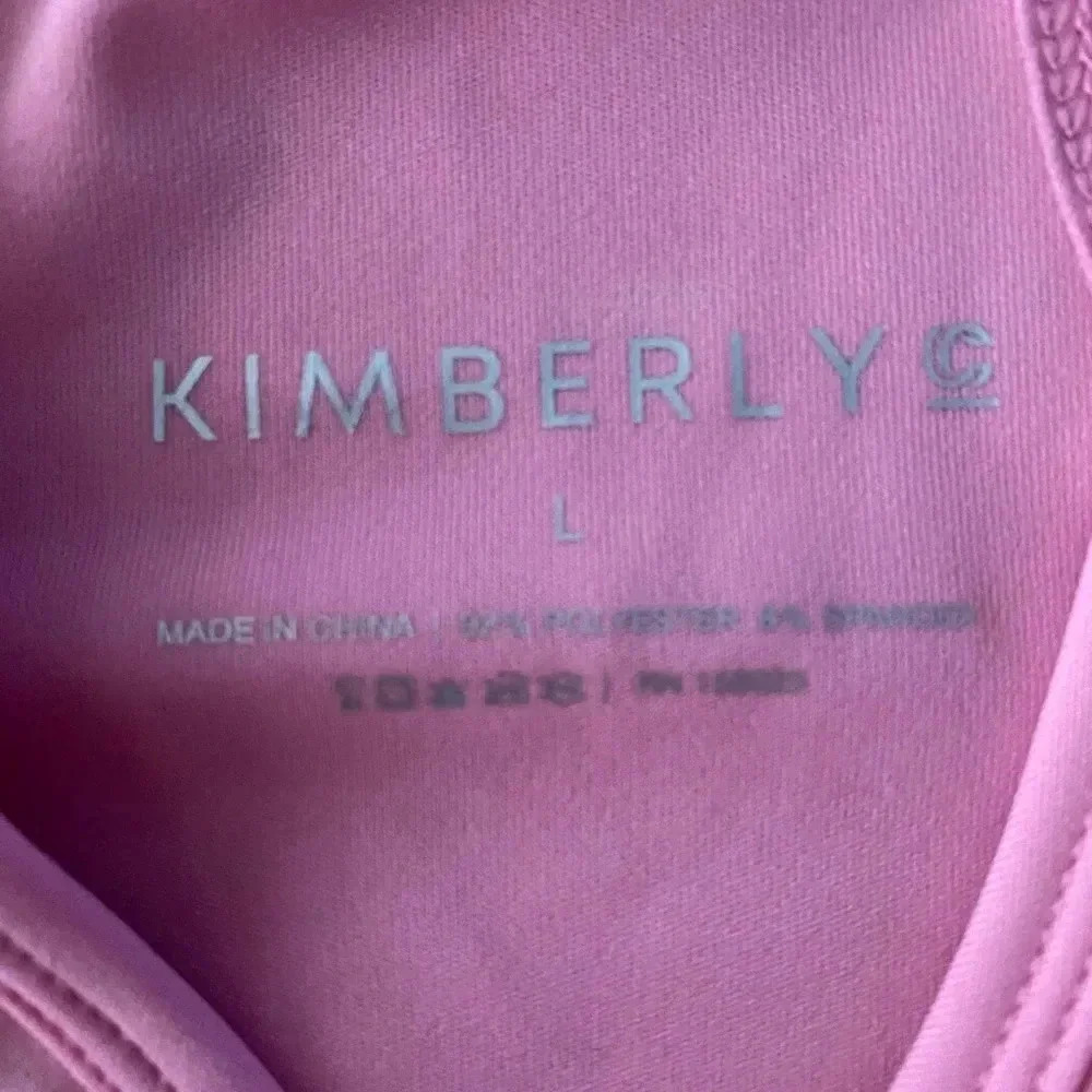 🆕Kimberly Pink Mesh Insert Rushed Sport Set L🆕 - Picture 10 of 11